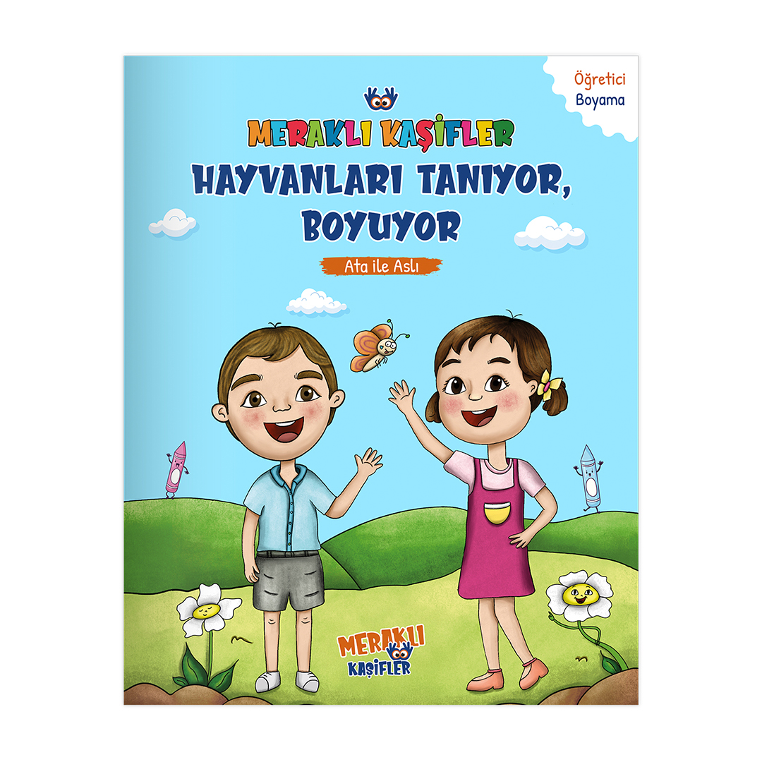 Meraklı Kaşifler Ata İle Aslı Hayvanları Tanıyor, Boyuyor Meraklı Kaşifler Ata İle Aslı Hayvanları Tanıyor, Boyuyor
