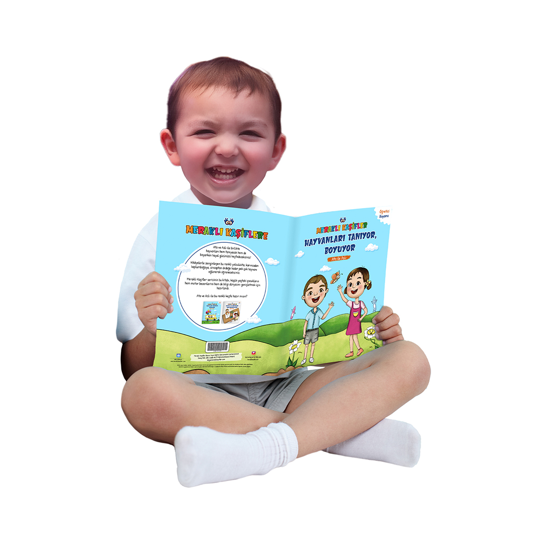 Meraklı Kaşifler Ata İle Aslı Hayvanları Tanıyor, Boyuyor Meraklı Kaşifler Ata İle Aslı Hayvanları Tanıyor, Boyuyor