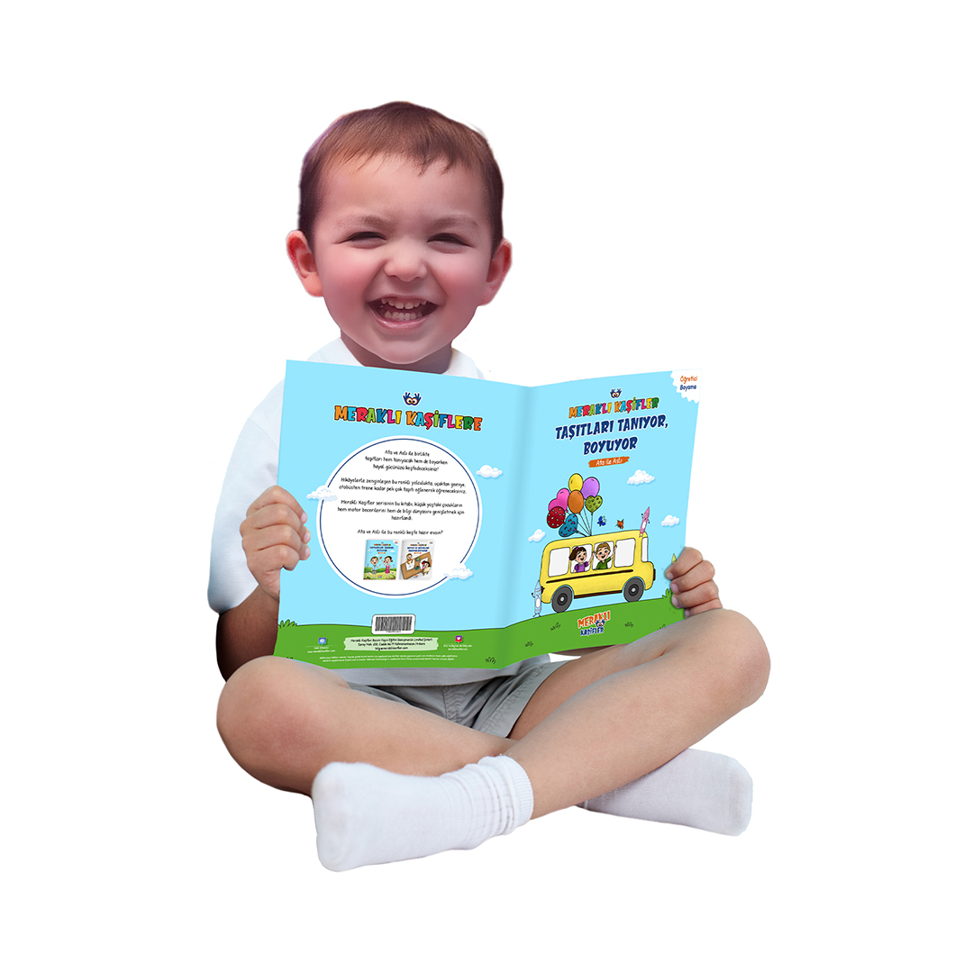 Meraklı Kaşifler Ata İle Aslı Taşıtları Tanıyor, Boyuyor Meraklı Kaşifler Ata İle Aslı Taşıtları Tanıyor, Boyuyor